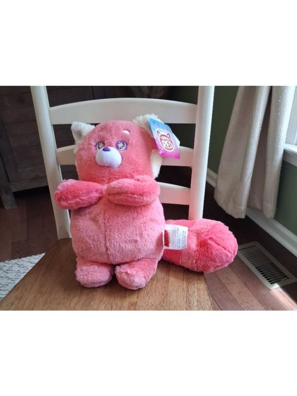 Disney Pixar Turning Red Plush Pink Panda Toy 16" Soft Stuffed Animal